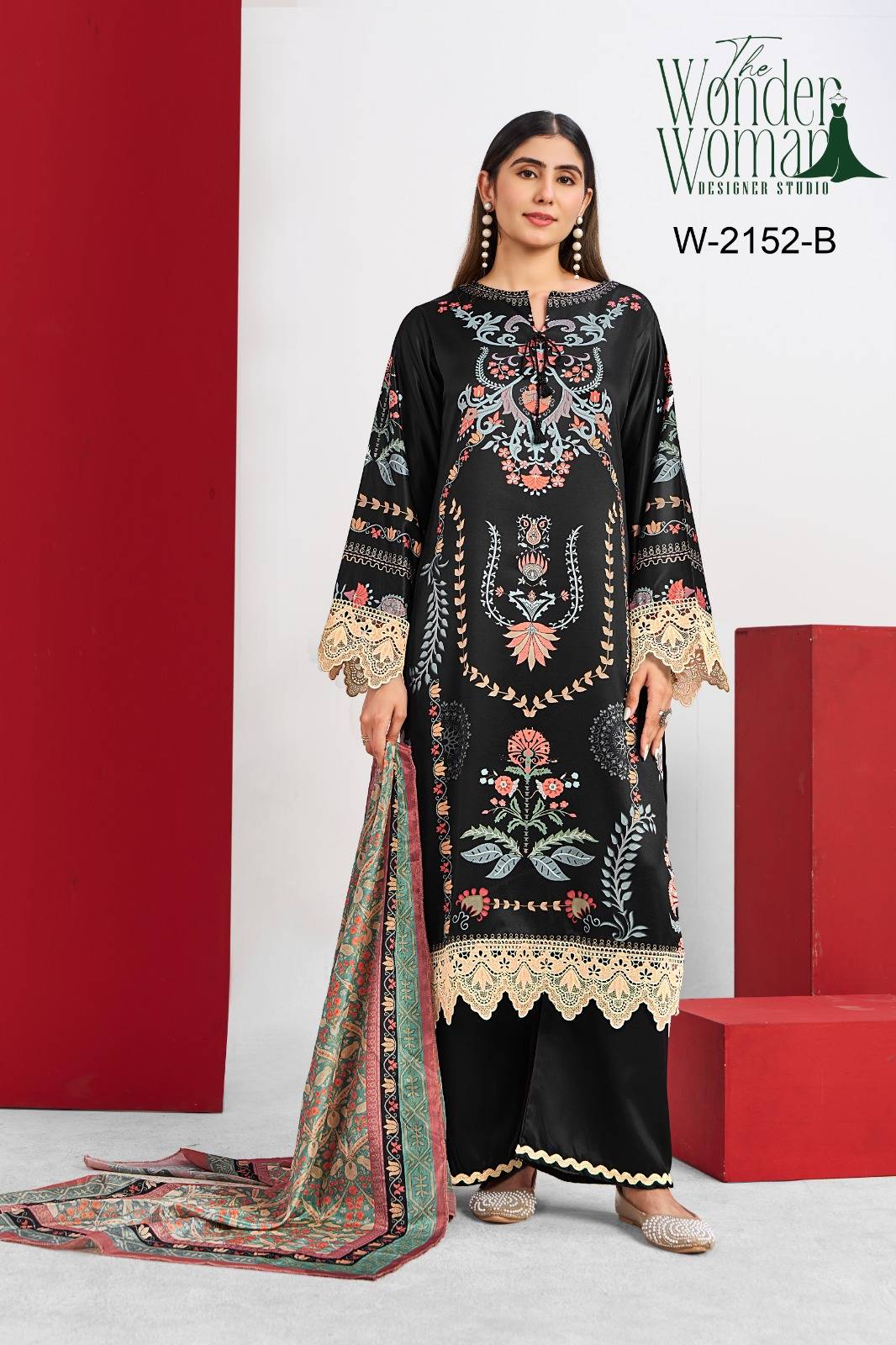 2152 COLOURS By The Wonder Woman Beautiful Festive Suits Colorful Stylish Fancy Casual Wear & Ethnic Wear imported satin Dresses At Wholesale Price